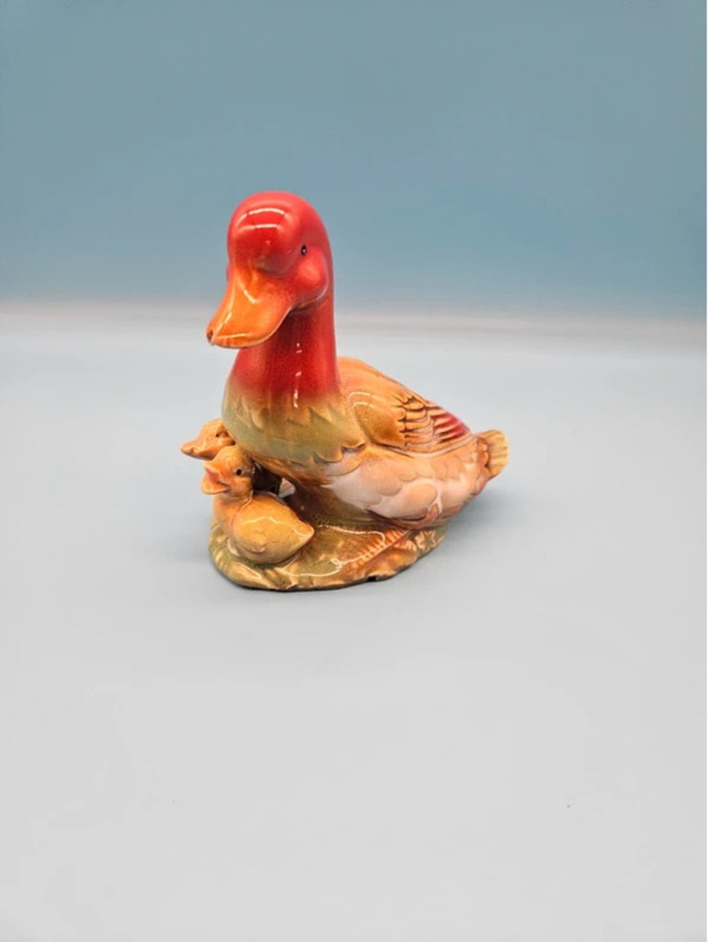 Vintage Japanese Porcelain Mallard Duck Figurine